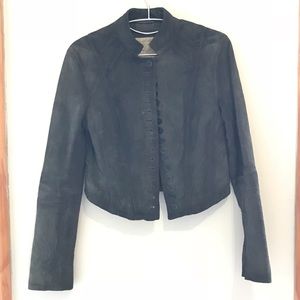 *RARE* All Saints Suede Leather Jacket